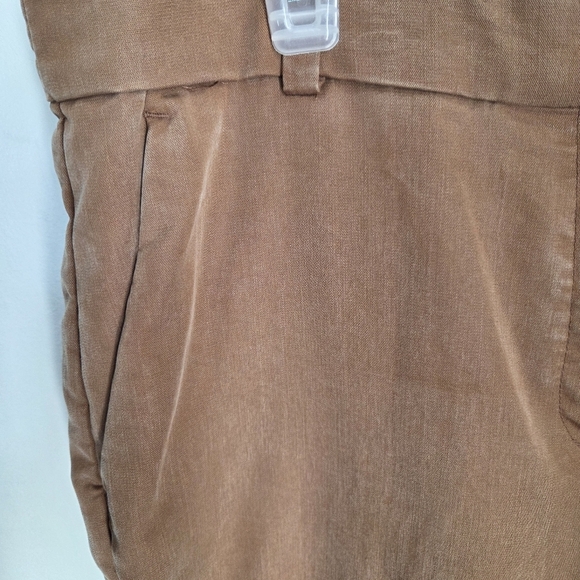 H&M Brown Suede Feel Dress Pants Size 8 - Picture 2 of 5